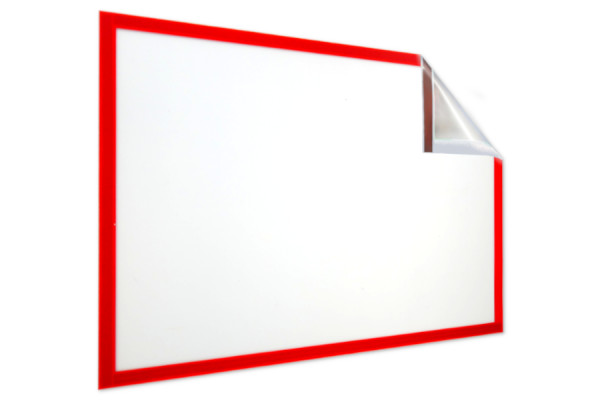Magneettiset infokehykset DIN A4 -kokoiselle, 229 x 315 mm, punainen