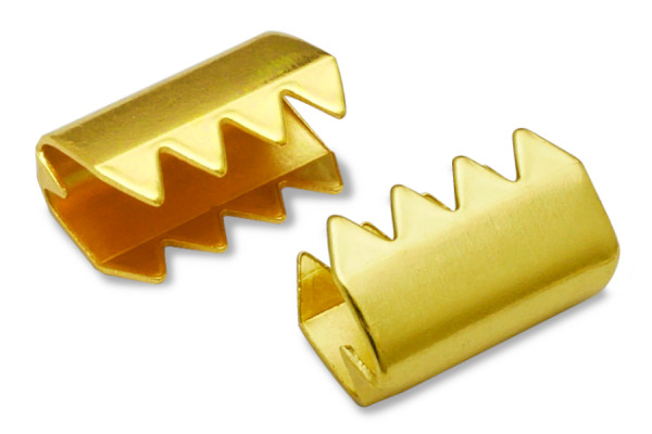 Metalliset sokatapit renkaiden valmistukseen, aukko 3,1 mm, messinkipinnoitettu