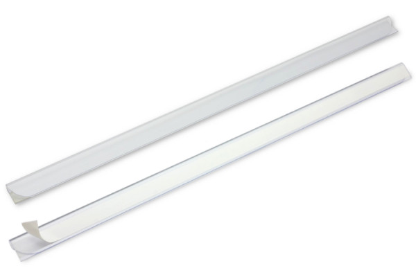 Puristuskiskot, itseliimautuvat, 3–4 mm:n kiinnitys, läpinäkyvät