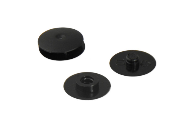 Briefknöpfe schwarz