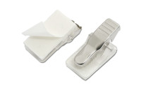 Metallinen Krokoclip,<br> itseliimautuva,<br> ilman hakaneulaa