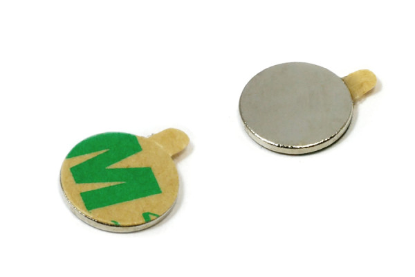Itseliimautuvat kiekkomagneetit, 10,0 x 1 mm