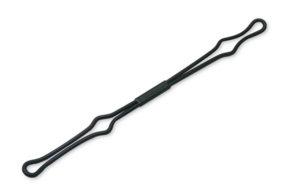 Lankapidike, kapea aukko, 150 mm, musta