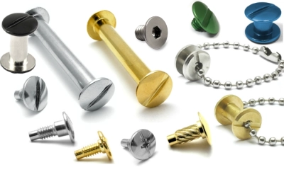 Metalliset kirjaruuvit
