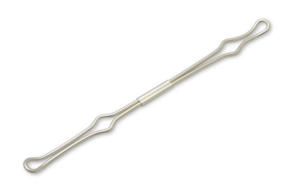Lankapidike, kapea aukko, 150 mm, nikkelöity