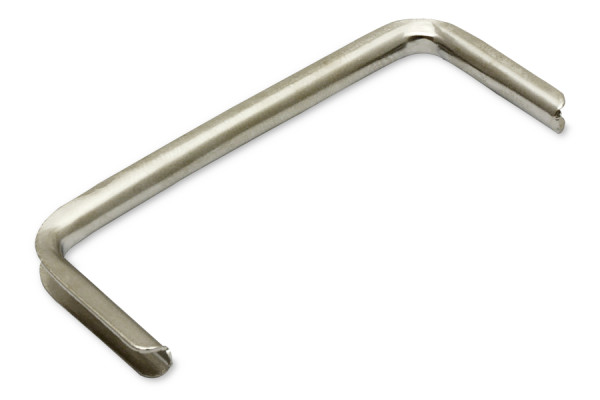 Sisänurkankasuoja, nikkelöity, 19 x 50 x 19 mm, noin 3 mm:n kiinnitys