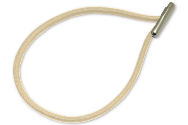 Kuminauhat asennettuina pisaranmuotoisiksi, beige