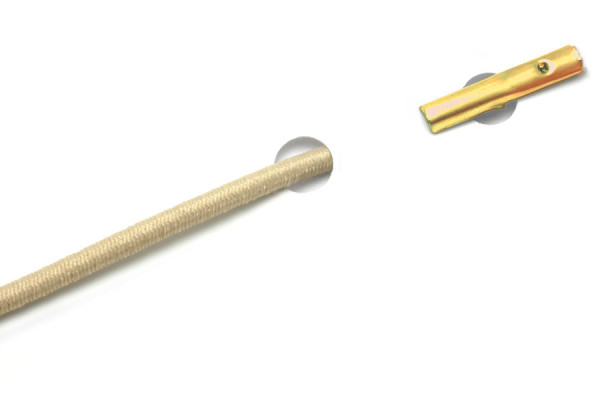 Kuminauhat automaattisokkain, beige